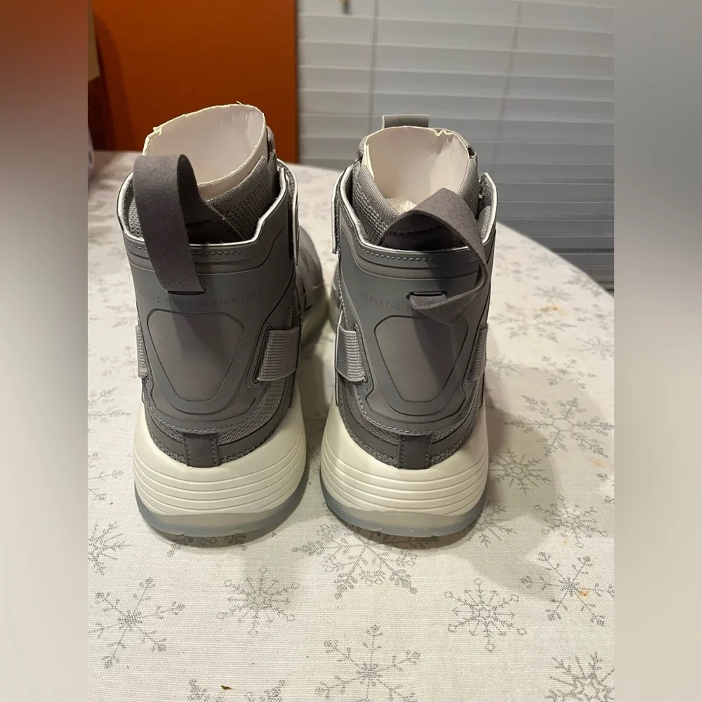 APL Superfuture High Top Sneakers Cement Gunmetal White Men 12 / Women 13.5 NIB